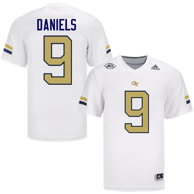 Omar Daniels Georgia Tech Jerseys,Georgia Tech Yellow Jackets College Football Uniforms-White